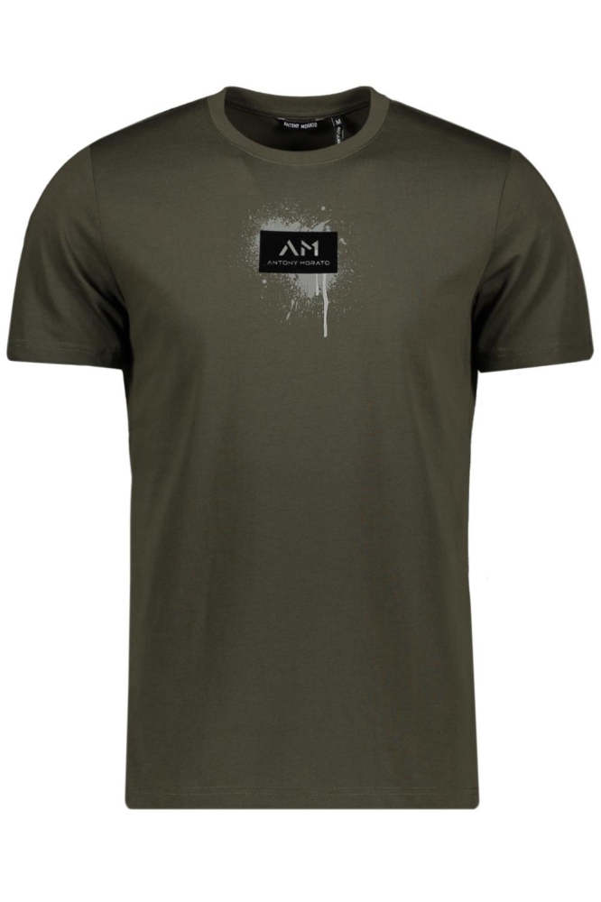 T SHIRT REGULAR FIT MMKS02435 FA100240 4075 DARK ARMY