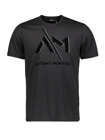 Antony Morato T-shirt T SHIRT REGULAR FIT MMKS02453 FA100240 9000 BLACK