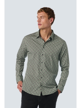 NO-EXCESS Overhemd ALLOVER PATTERN SHIRT 25430915 049 SMOKE