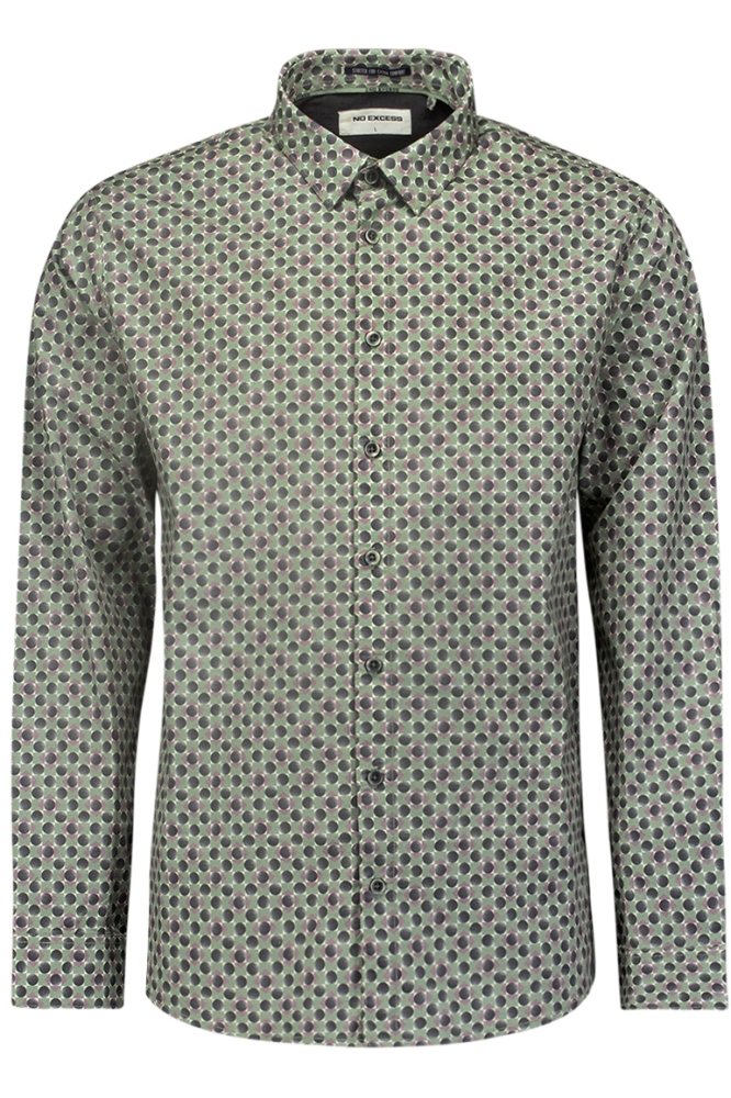 ALLOVER PATTERN SHIRT 25430915 049 SMOKE