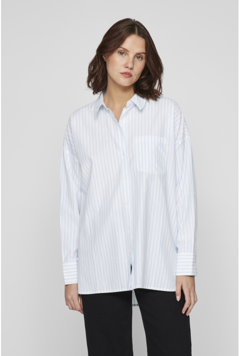 Vila vidarma l/s loose button shirt - no