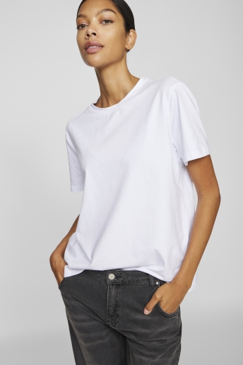 Vila T-shirt VINORA S/S T-SHIRT - NOOS 14103448 BRIGHT WHITE