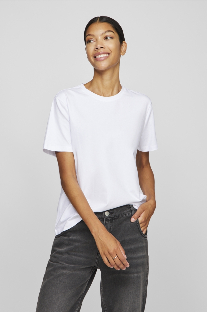 VINORA S/S T-SHIRT - NOOS 14103448 BRIGHT WHITE