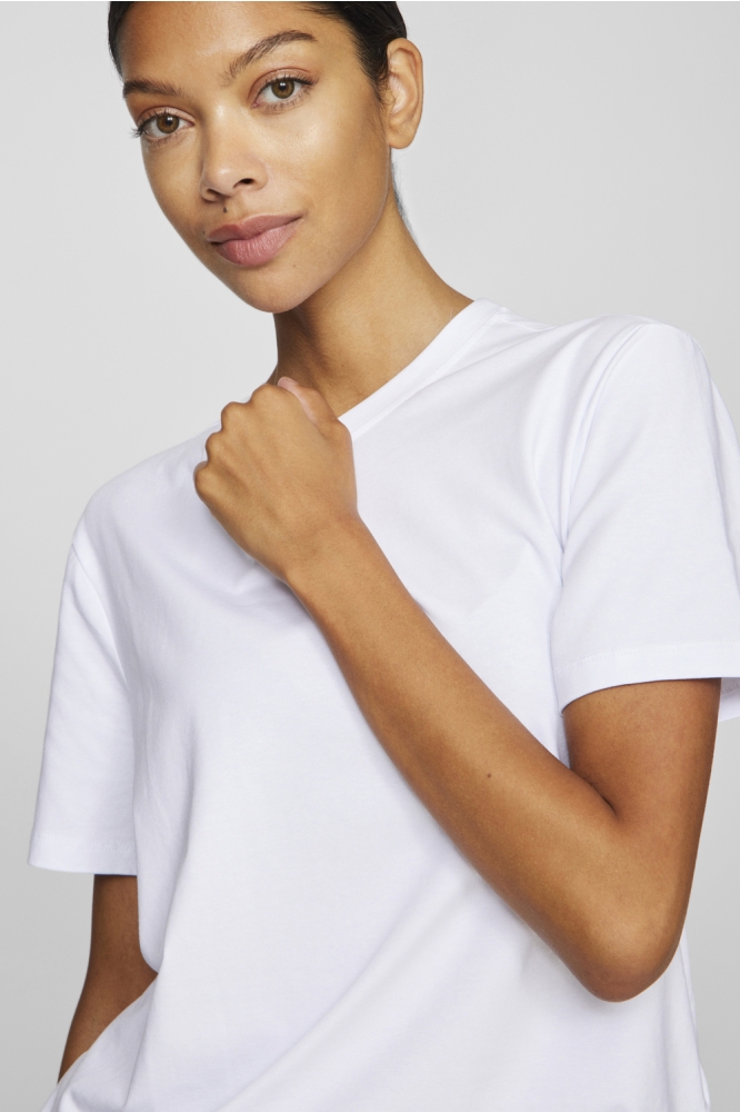 VINORA S/S T-SHIRT - NOOS 14103448 BRIGHT WHITE