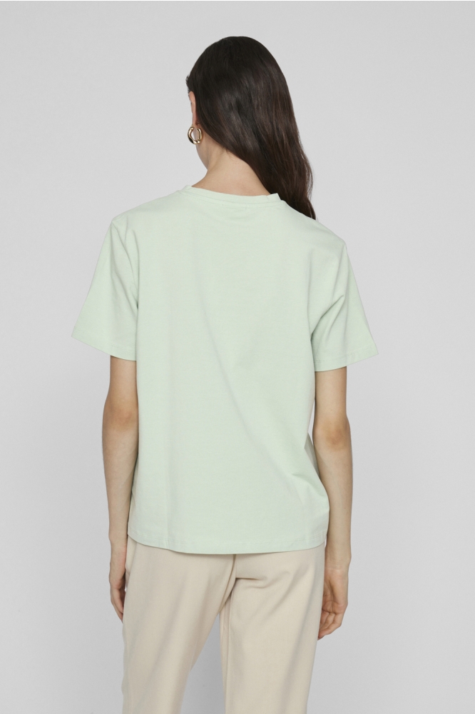 VINORA S/S T-SHIRT - NOOS 14103448 SLIT GREEN