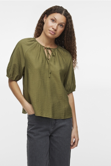 Vila viclo 2/4 v-neck top - noos