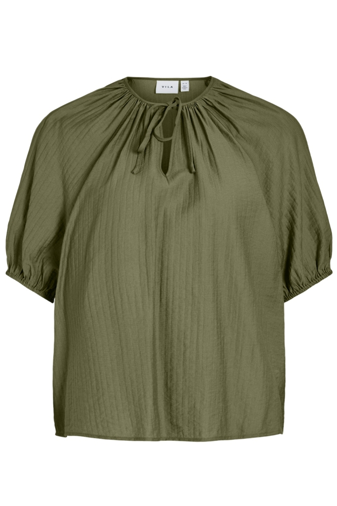 VICLO 2/4 V-NECK TOP - NOOS 14102609 CAPULET OLIVE