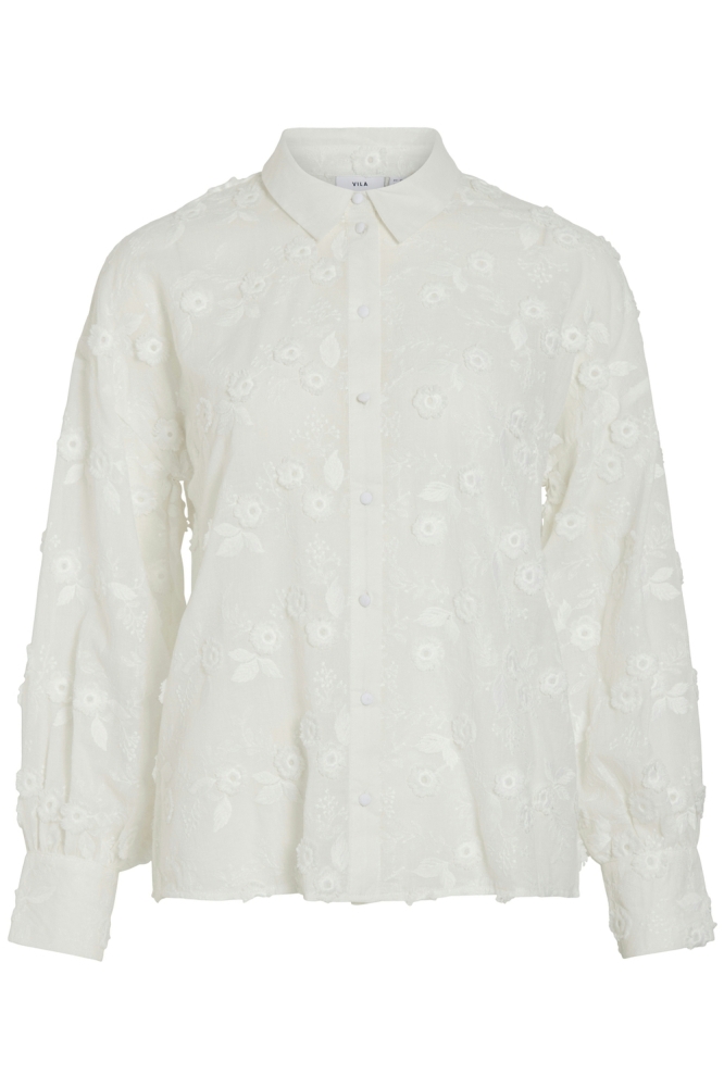 VISIMONE L/S SHIRT/BFS 14105226 SNOW WHITE