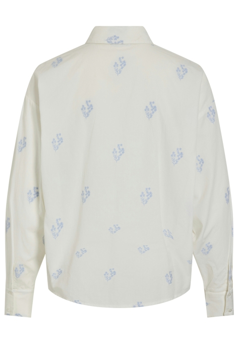 Vila viholma embrodiery l/s loose shirt