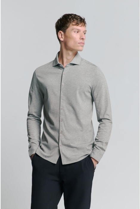 NO-EXCESS shirt jersey melange stretch