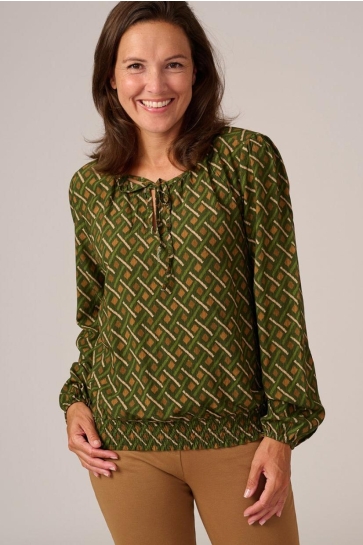 FOS Amsterdam Blouse VICKEY WIEBER 6765 320 ARMY