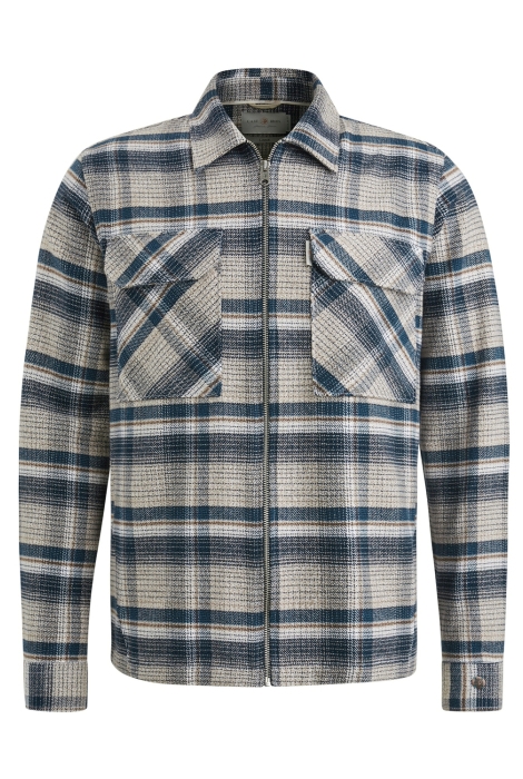 Cast Iron long sleeve shirt mouline check br