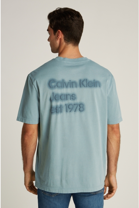 Calvin Klein washed puff print tee