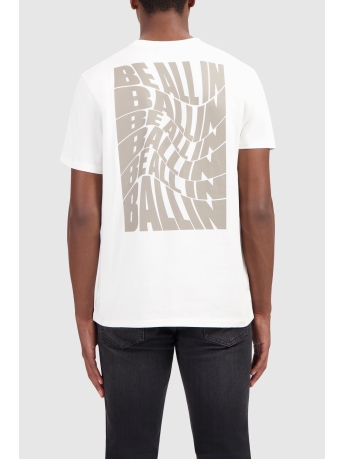 Ballin T-shirt BE ALL IN VORTEX TSHIRT 24039103 45 OFF WHITE