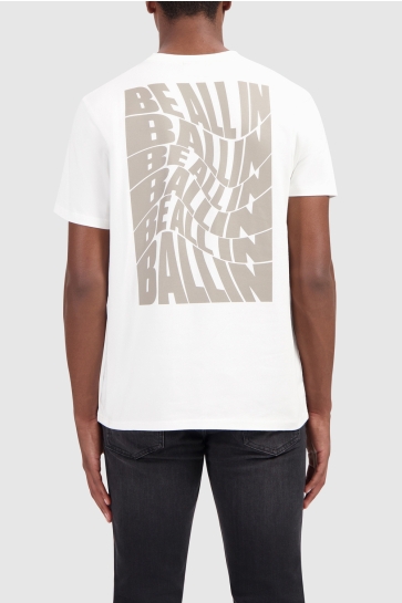 Ballin T-shirt BE ALL IN VORTEX TSHIRT 24039103 45 OFF WHITE