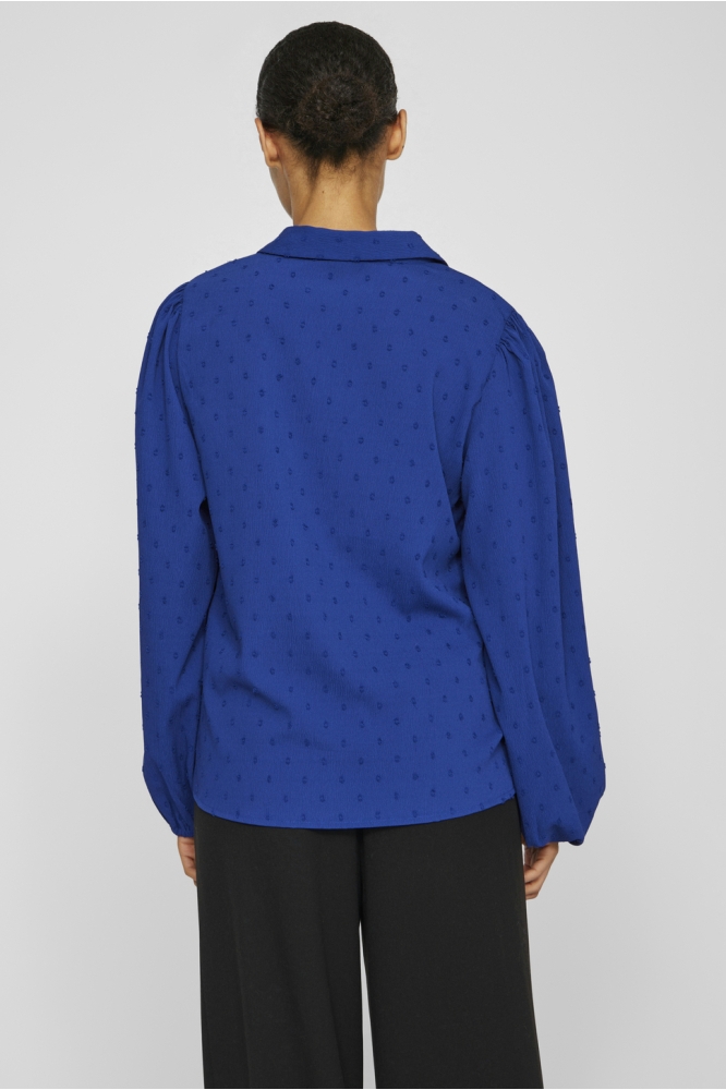 VIBRIETTA L/S SHIRT/R 14102572 MAZERINE BLUE