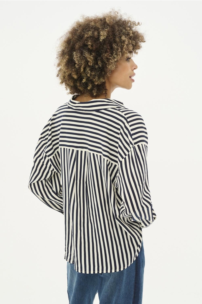 CUDENIA KNOT SHIRT 50111512 107051 SALUTE/WHITE STRIPE