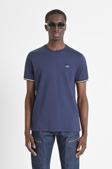 Antony Morato T-shirt T SHIRT MMKS02461 FA100240 7132 BLUE NAVY