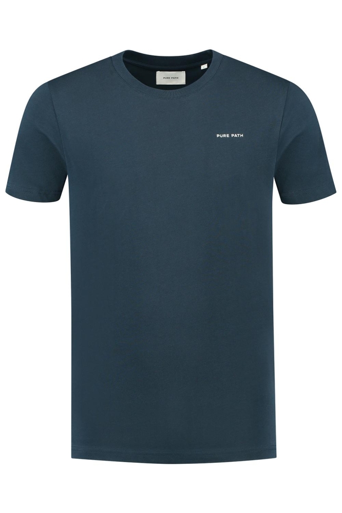 REGULAR FIT T SHIRT 25010108 07 NAVY