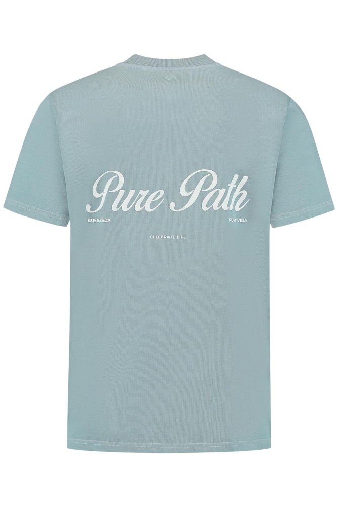 LOOSE FIT T SHIRT 25010110 93 BLUE GREY