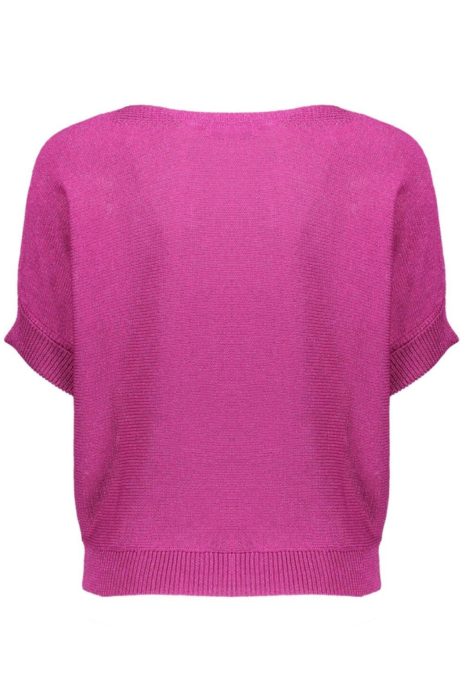 GLITTERTOP MET AFHANGENDE MOUWEN 54009 10 FUCHSIA