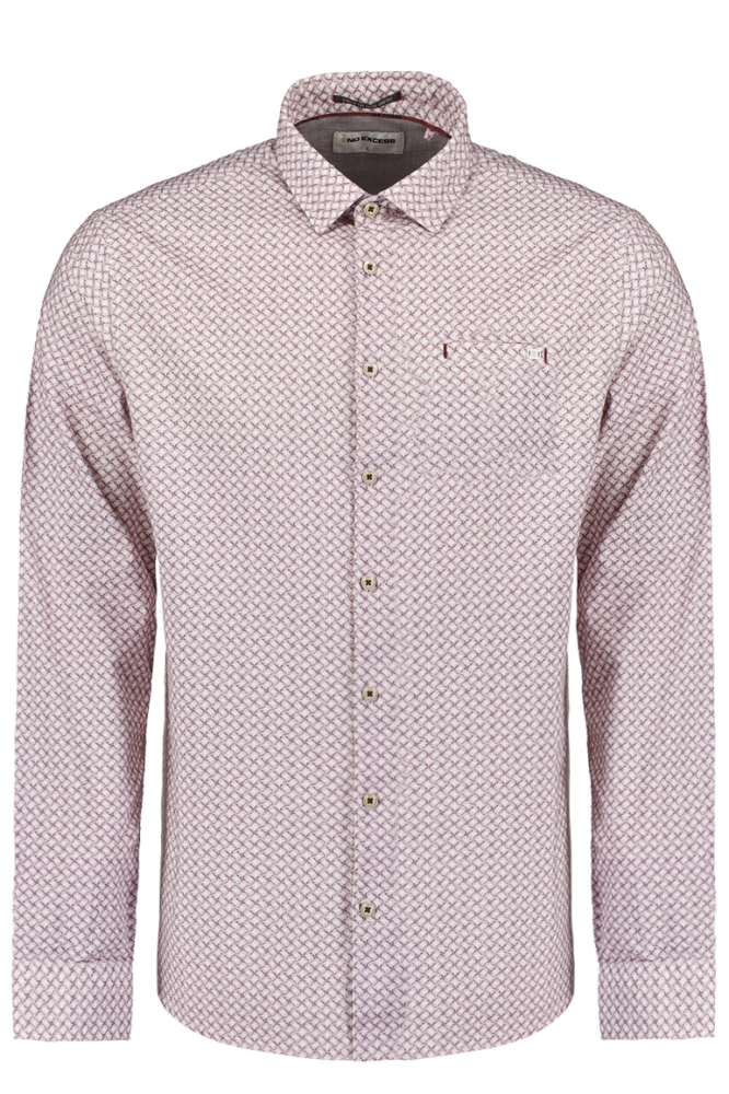 PRINTED SHIRT 27400209 146 MAUVE