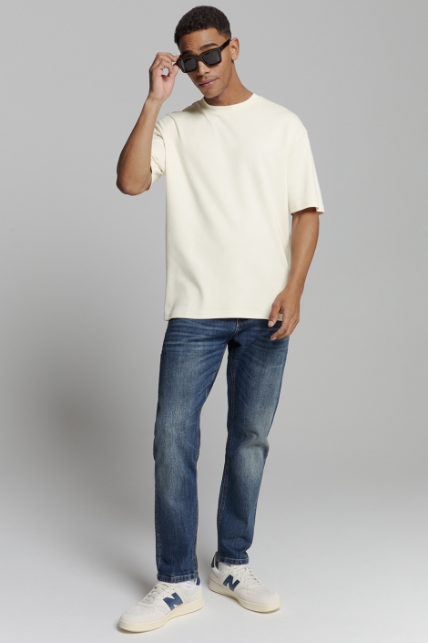 NO-EXCESS t-shirt crewneck heavy solid basic