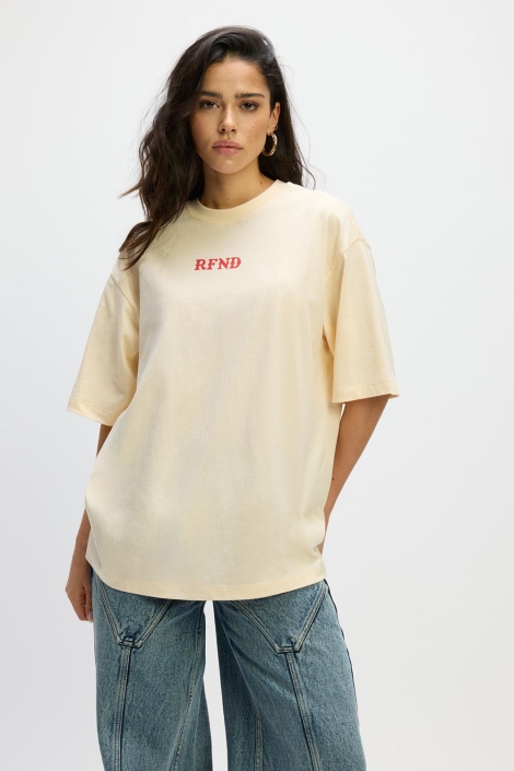 Refined Department ladies knitted oversized t shirt