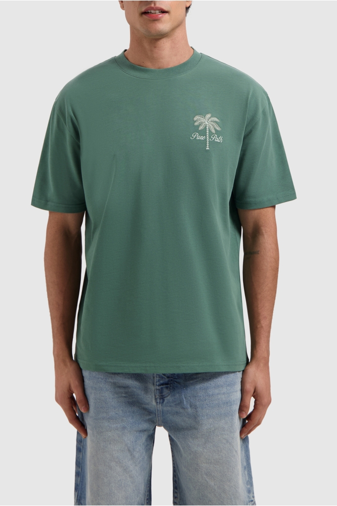 T SHIRT 25010116 76 FADED GREEN