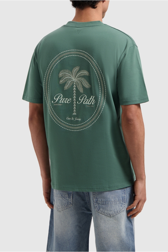 T SHIRT 25010116 76 FADED GREEN