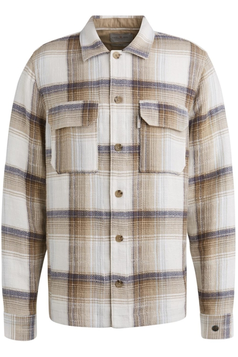 Cast Iron long sleeve shirt slub check