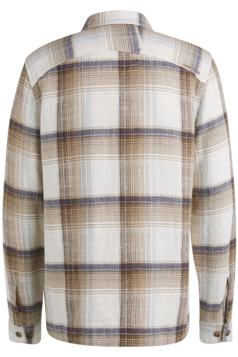 Cast Iron long sleeve shirt slub check