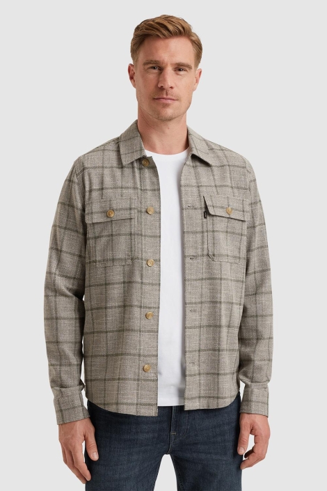 Vanguard long sleeve shirt tec mesh check