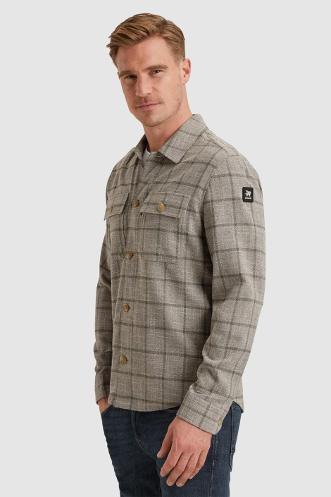 Vanguard long sleeve shirt tec mesh check