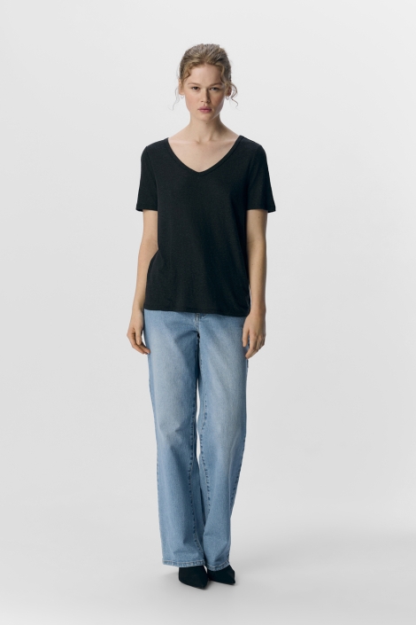 Object objthea s/s re v-neck top noos