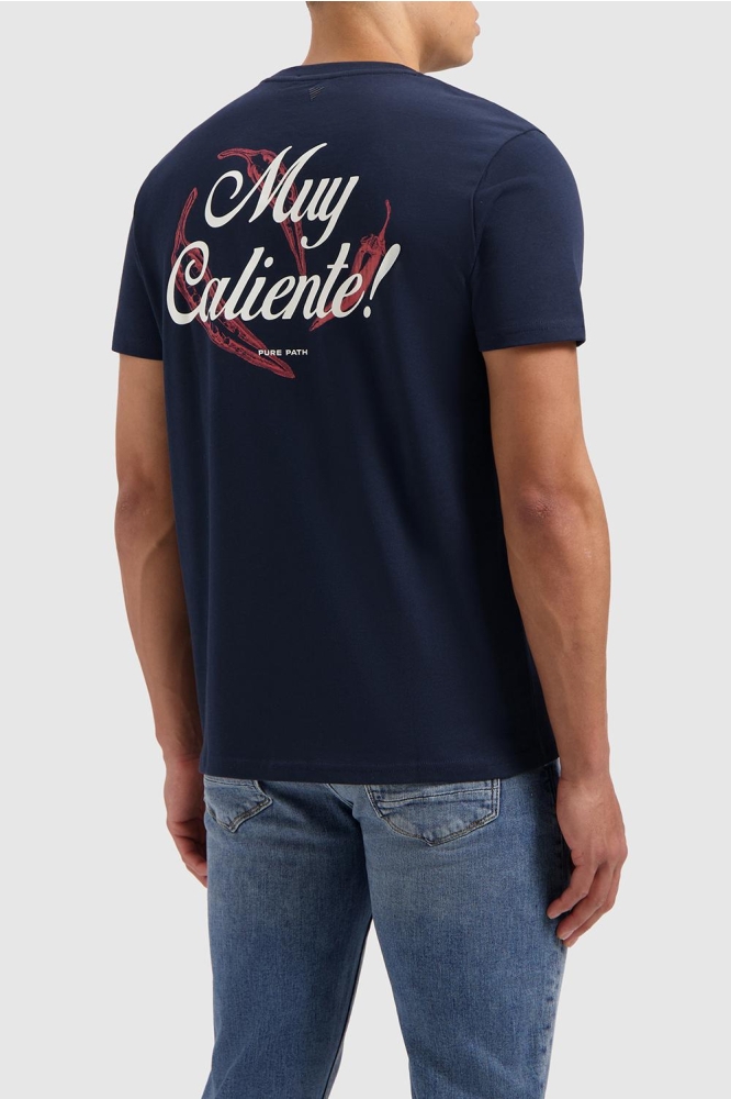 PICANTE T SHIRT 25010104 07 NAVY