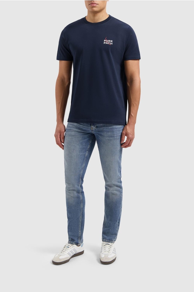 PICANTE T SHIRT 25010104 07 NAVY