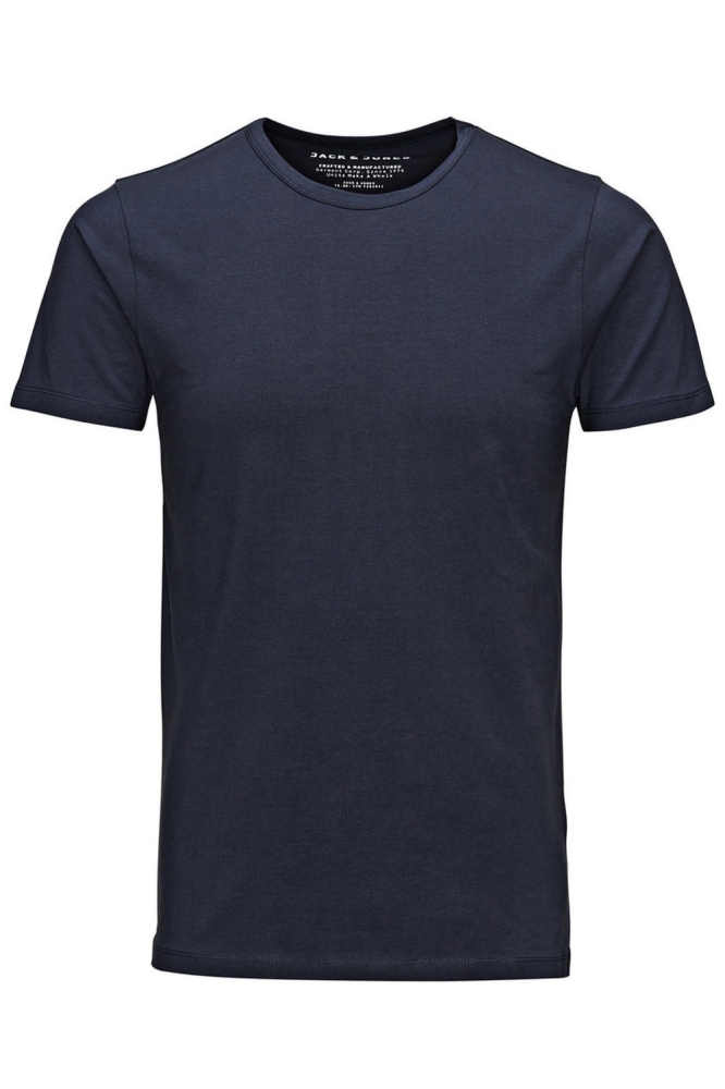 BASIC O-NECK TEE S/S NOOS 12058529 Navy Blue