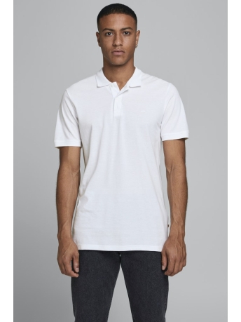 Jack & Jones Polo JJEBASIC POLO SS NOOS 12136516 White/SLIM FIT