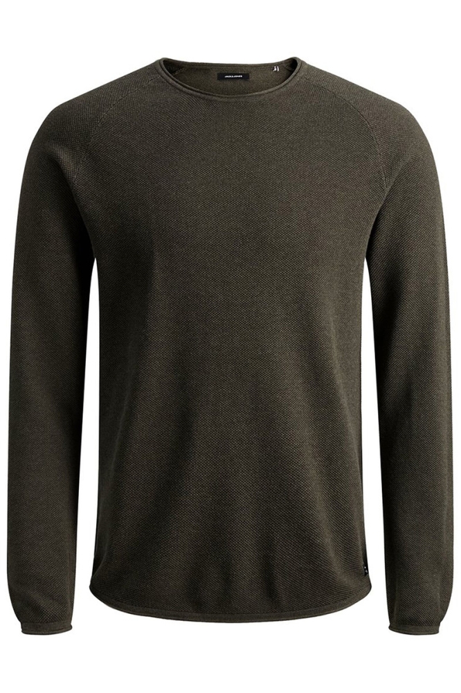 JJEHILL KNIT CREW NECK NOOS 12157321 Olive Night/MELANGE