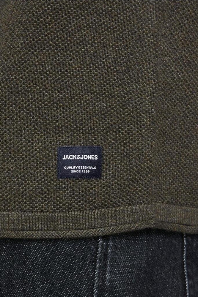 JJEHILL KNIT CREW NECK NOOS 12157321 Olive Night/MELANGE