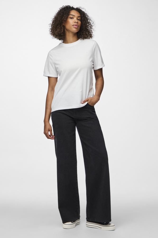 PCRIA SS FOLD UP SOLID TEE NOOS BC 17086970 Bright White