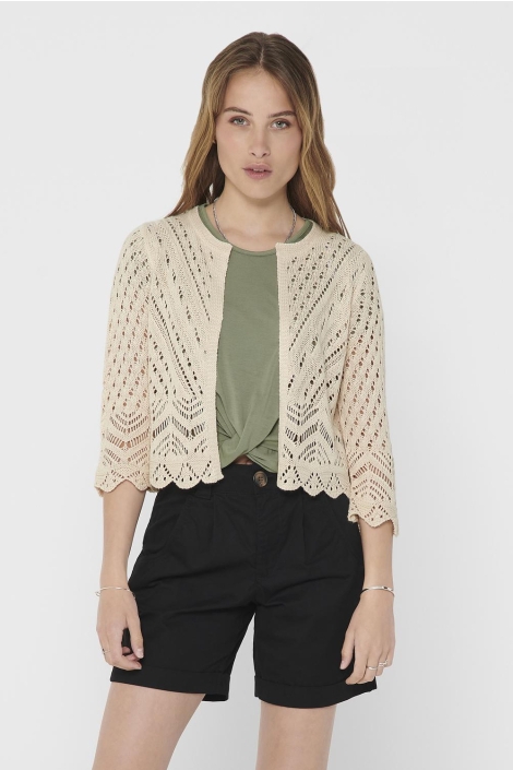 Jacqueline de Yong jdysun 3/4 cropped cardigan knt noo