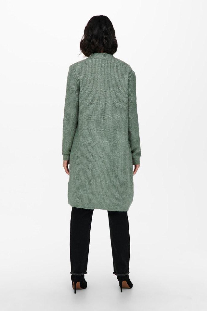 ONLJADE L/S CARDIGAN KNT NOOS 15179815 Granite Green/W. MELANGE