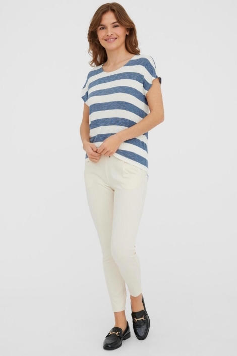 Vero Moda vmwide stripe s/l top ga noos