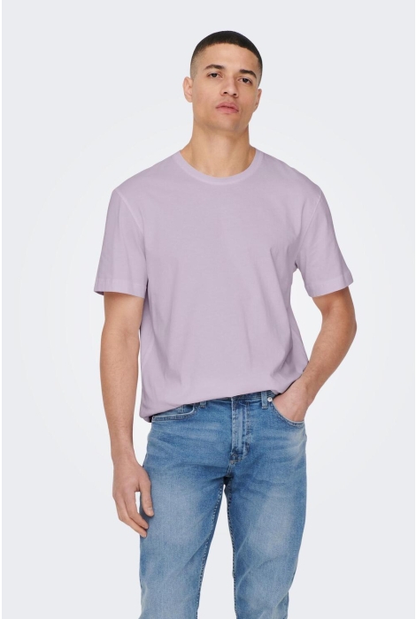 Only & Sons onsmax life reg ss stitch tee noos