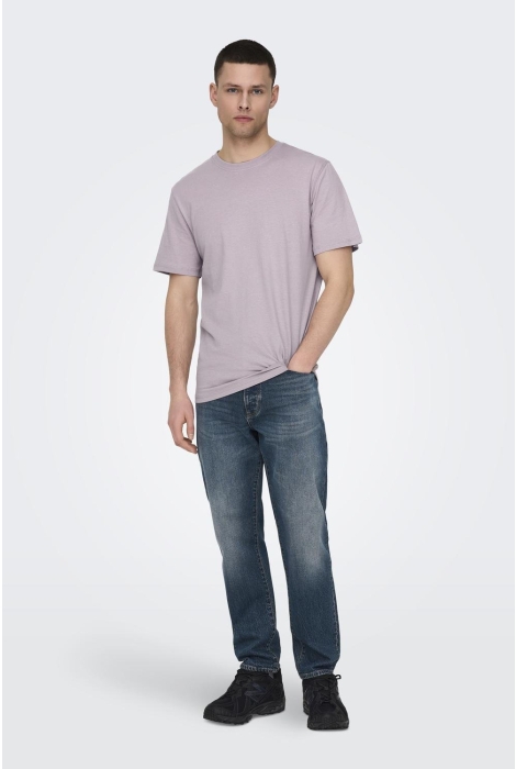 Only & Sons onsmax life reg ss stitch tee noos