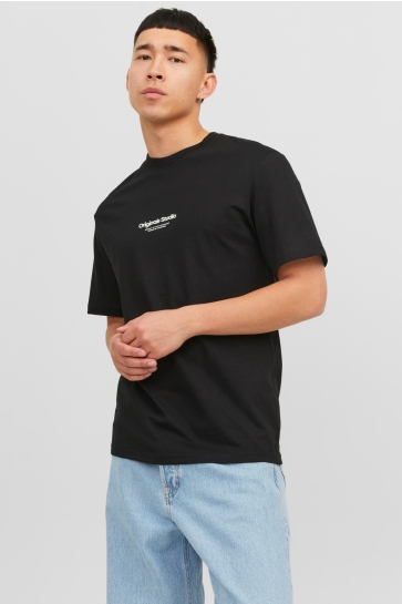 Jack & Jones T-shirt JORVESTERBRO TEE SS CREW NECK NOOS 12240121 BLACK