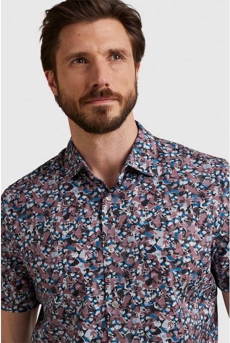 Vanguard short sleeve shirt print at poplin