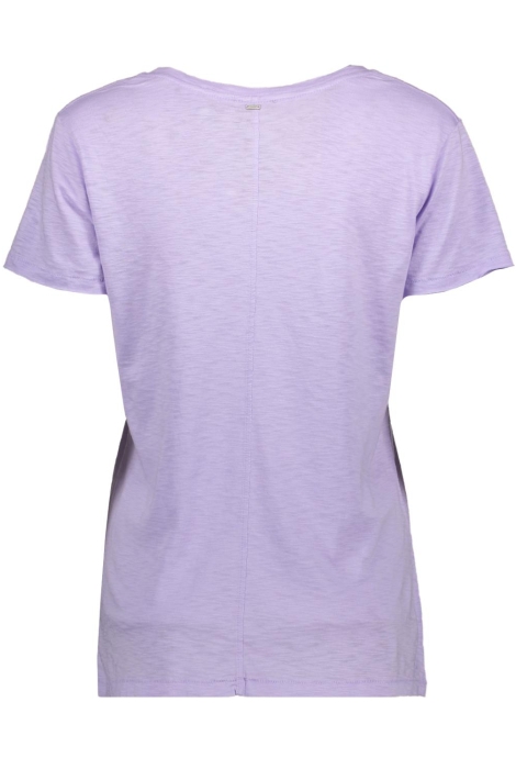 light t-shirt w1011181a lavender studios superdry purple vee emb slub tee